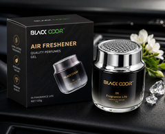 Black Odor Premium Gel Car Air Freshener