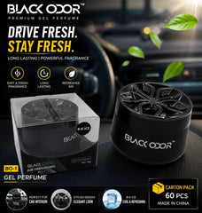 Black Odor Premium Gel Car Air Freshener