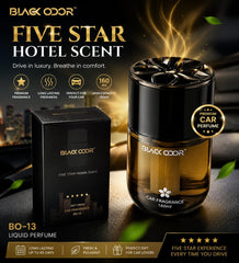 Black Odor Five Star Hotel Scent Liquid Car Air Freshener