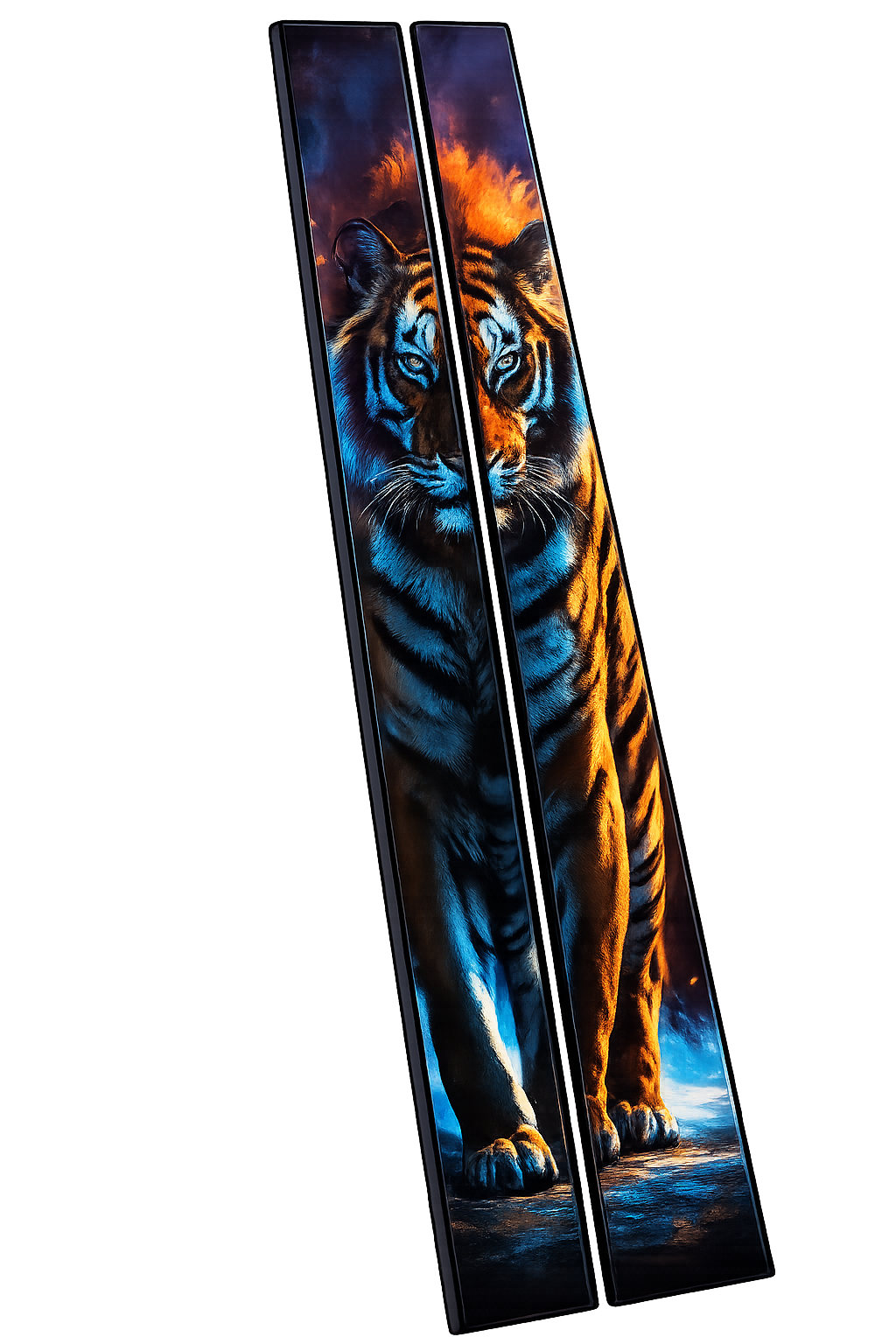 Universal Car B Pillar Tiger Graphic Sticker