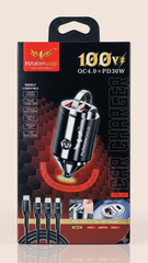 FusionGold 100W QC4.0 + PD30W Fast Car Charger