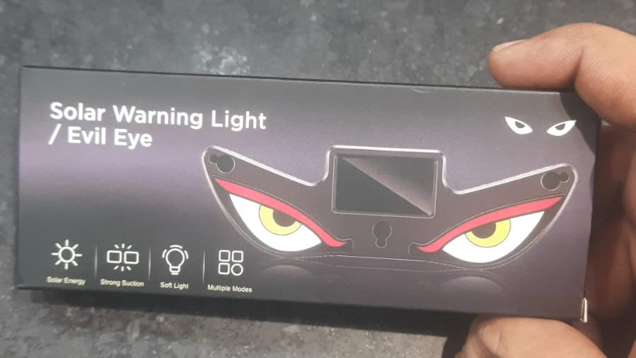 Solar Warning Light/ Evil Eye